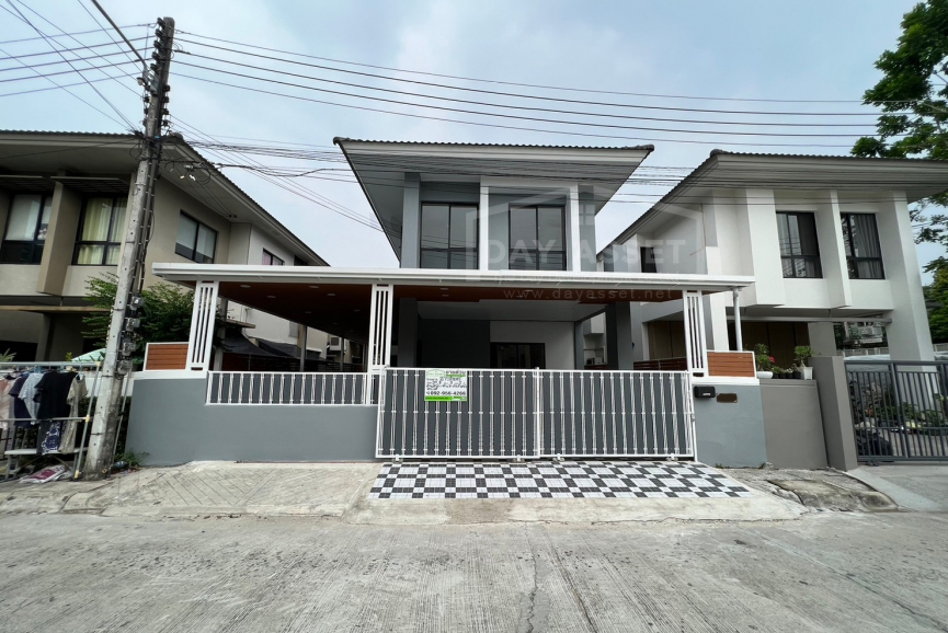 ขายบ้านเดี่ยว 2 ชั้น หมู่บ้านวราบดินทร์ (โครงการจามจุรี) เนื้อที่ 39.8 ตรว 3 นอน 2 น้ำ ลำลูกกาคลอง 5 คูคต ลำลูกกา ขายเพียง 3,980,000 ล้านบาท
